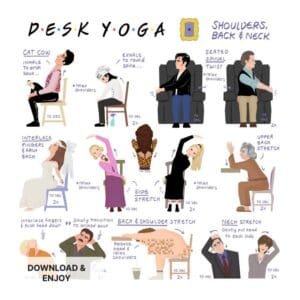 Desk Yoga Poses