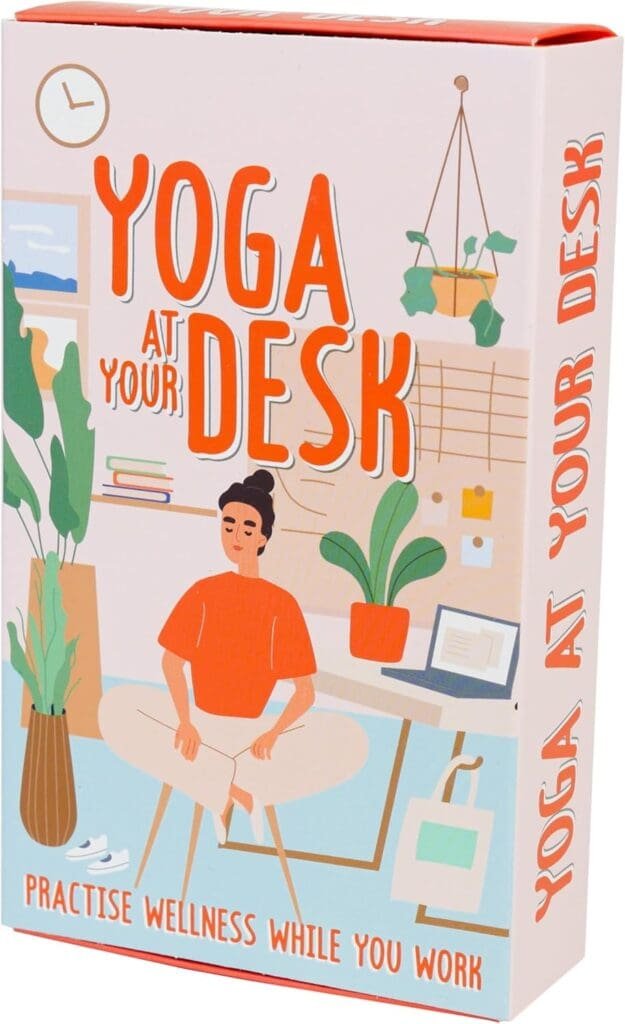 Yoga at Your Desk | Desk Yoga | Wellness Card Pack | Chair Yoga