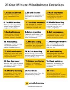 Quick Mindfulness Exercises 